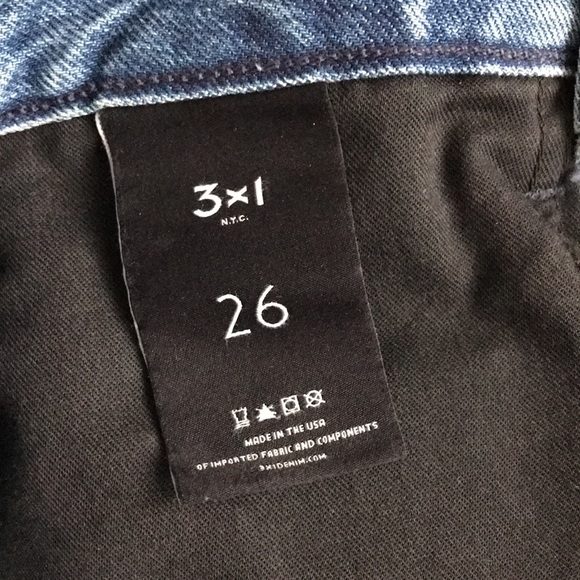 3x1 Celine distressed denim mini skirt 26 - Picture 13 of 15